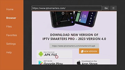 Downloader — saisir le code 250931